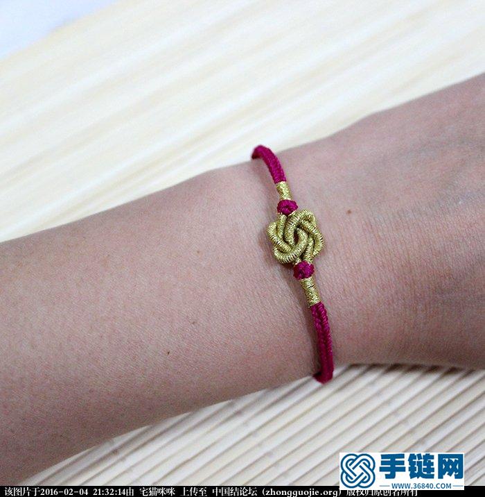 新春到！做個吉祥如意的同心結手鏈吧
