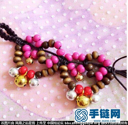 蠟線邂逅平結(jié) 好看民族風(fēng)手鏈