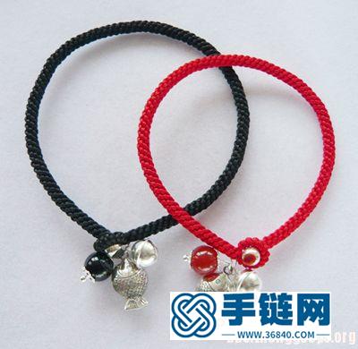 玉米結（步步高升結）十字結變化·新手編教程