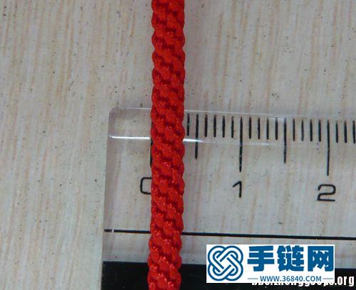 玉米結（步步高升結）十字結變化·新手編教程