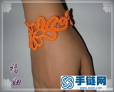 個性花朵手鏈 教程