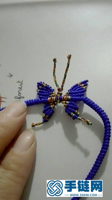 蝴蝶手鏈教程