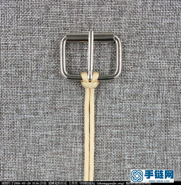 【傘繩腰帶編法教程】
