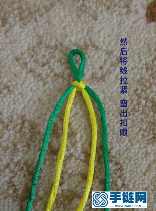 單線玉米結手繩