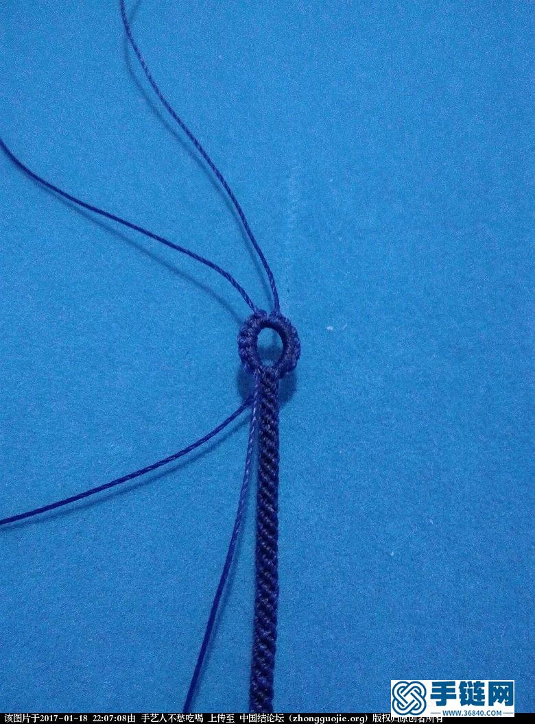 零起點(diǎn)單珠玉米結(jié)手繩