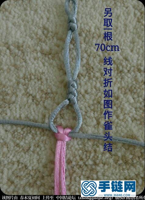 簡單清新花朵手繩