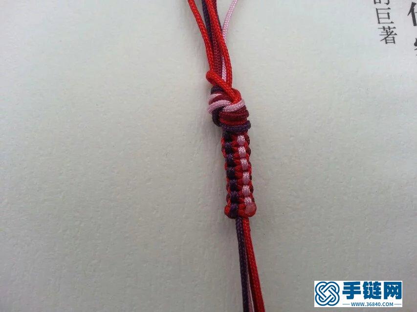 多根線頭手鏈收尾-2