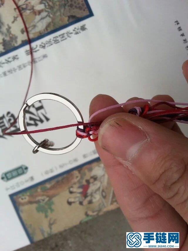 多根線頭手鏈收尾-2