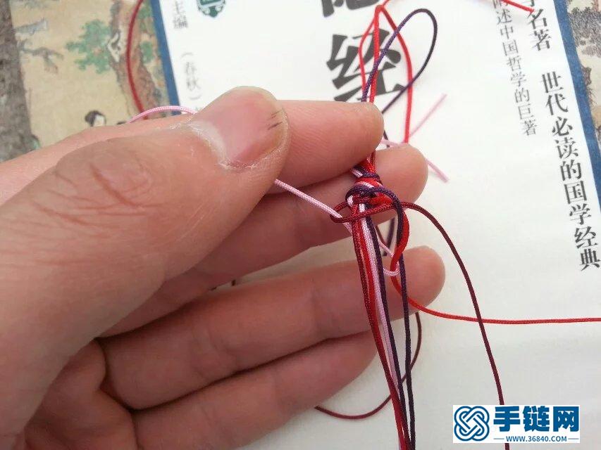 多根線頭手鏈收尾-2