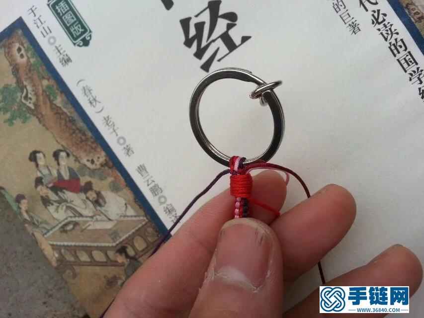 多根線頭手鏈收尾-2