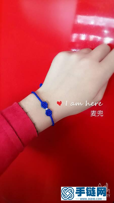 蝴蝶結(jié)手鏈小教程