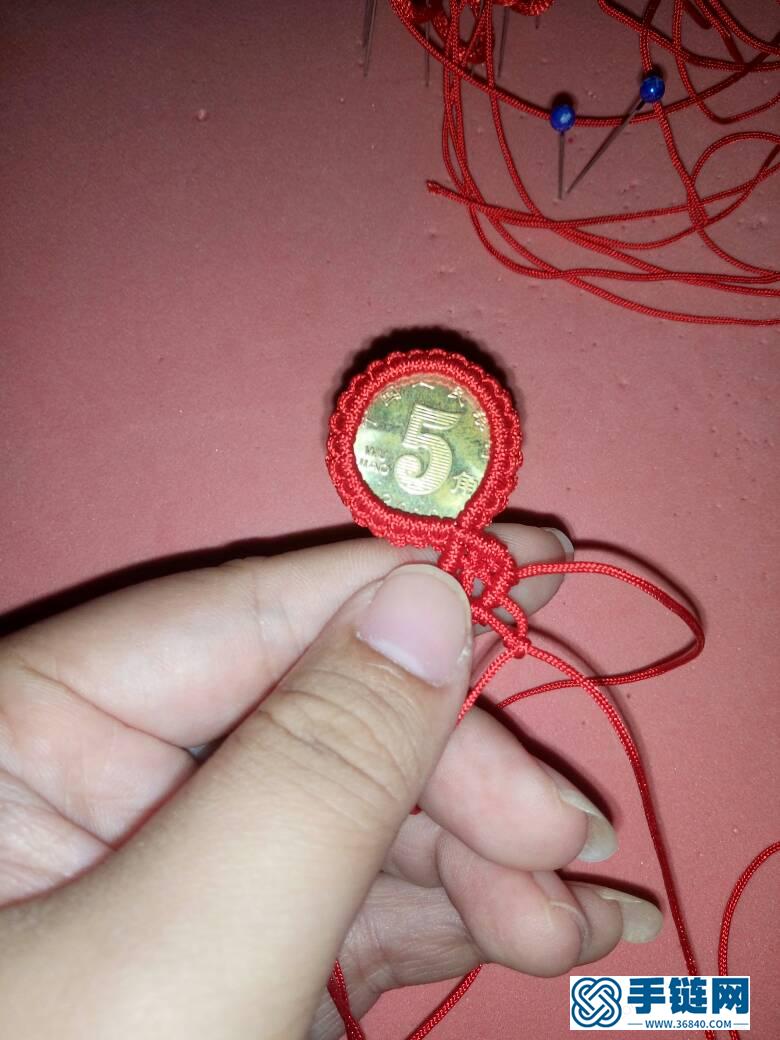 包硬幣手鏈教程