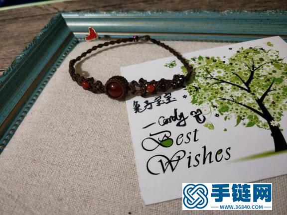 瑪瑙珠子手鏈簡單教程