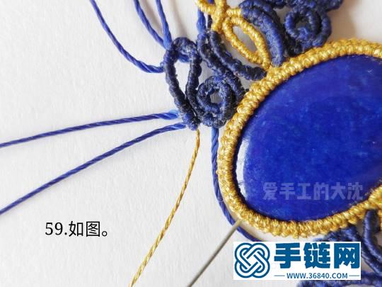 包石款手鏈教程—纏繞