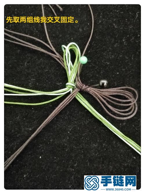 第一次發教程 粗款斜卷結手鏈