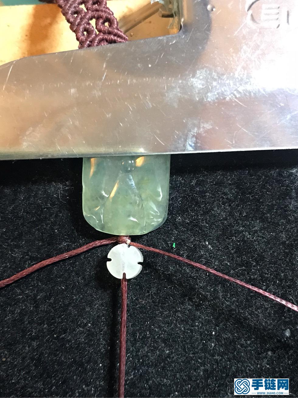 翡翠荷葉手牌手繩