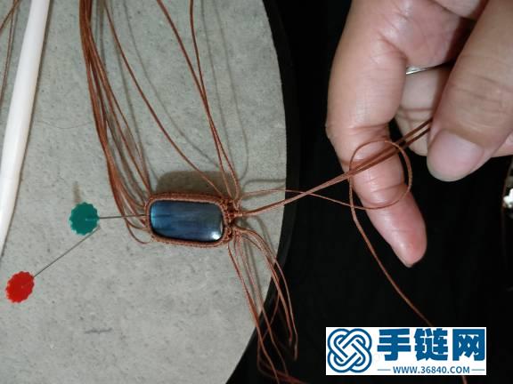 長方形拉長石手鏈