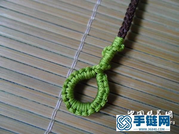項鏈最后的扣眼做法