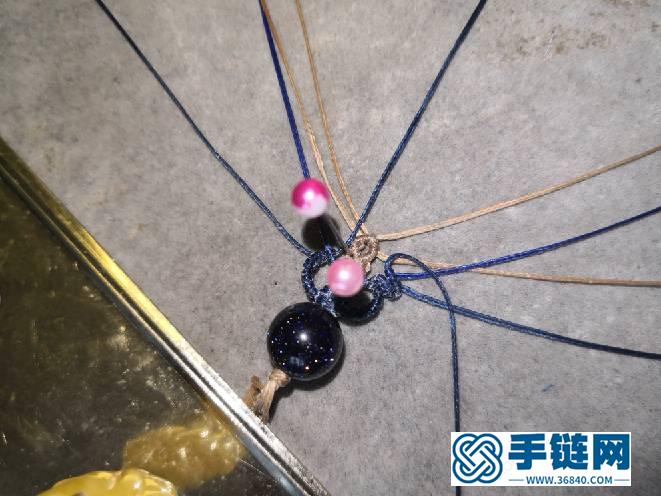 藍砂石耳環