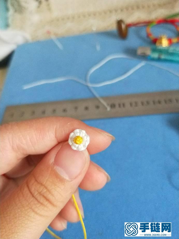 田園風花朵耳線
