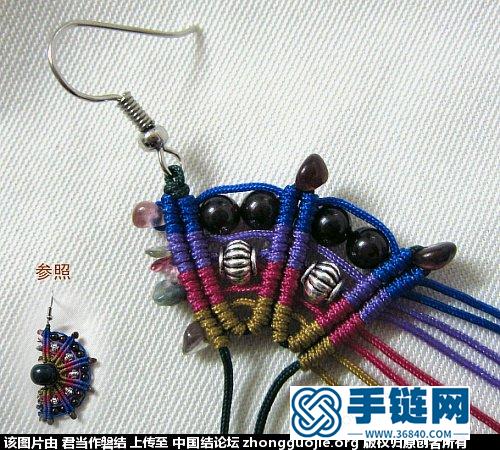 自制民族風耳墜教程