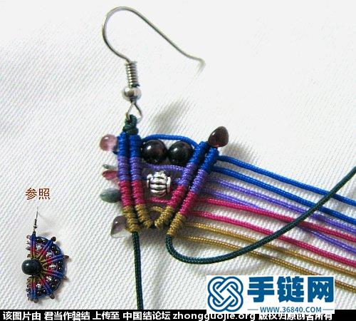 自制民族風耳墜教程