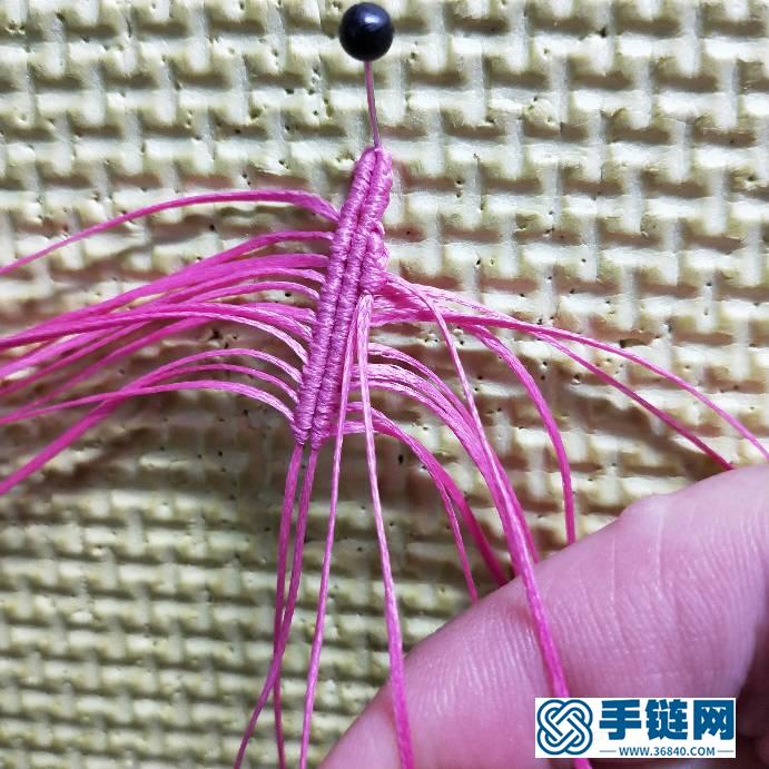 花開半夏耳飾教程