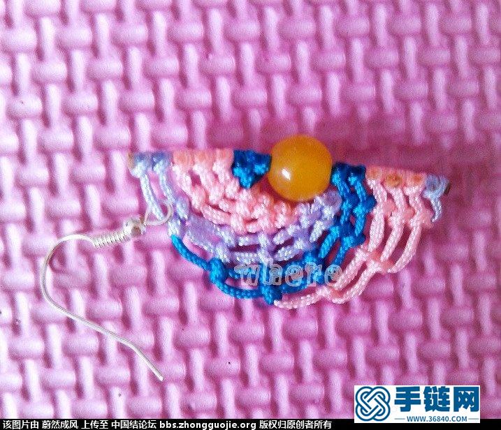 非常適合初學者的扇形耳環