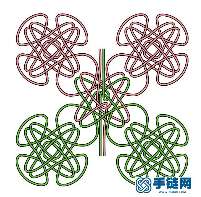 冰花結，不一樣的編法