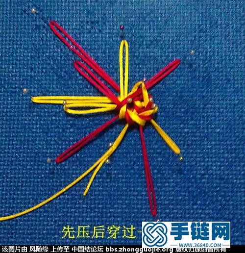 套色吉祥結變化（春暖花開）圖文教程
