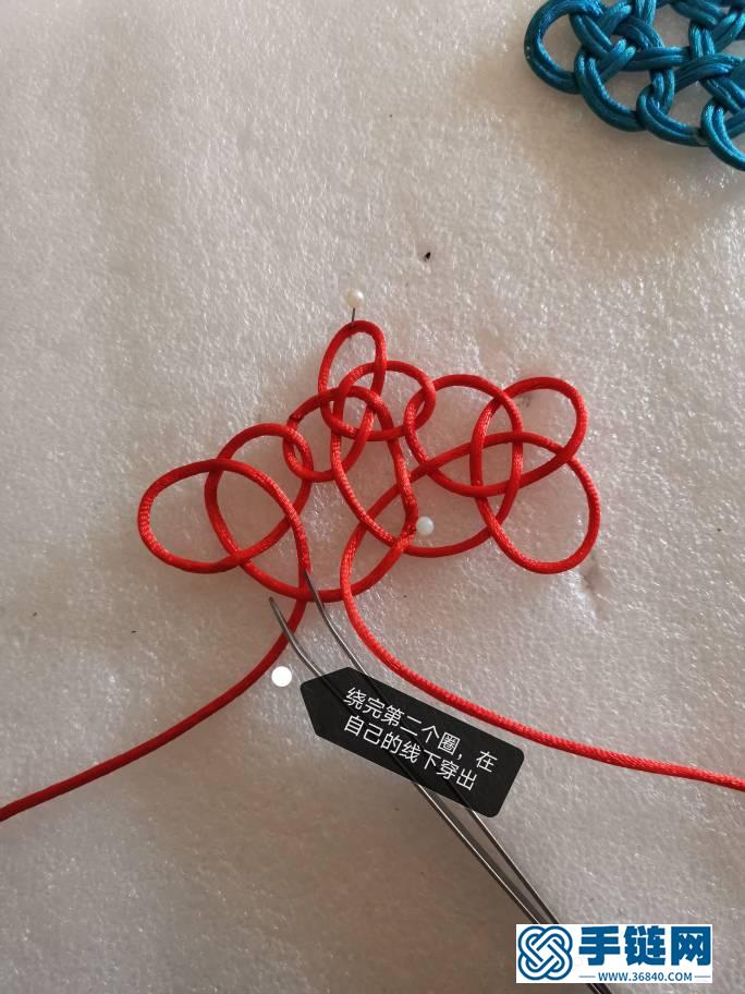 十全結的編法圖解步驟（人字面）