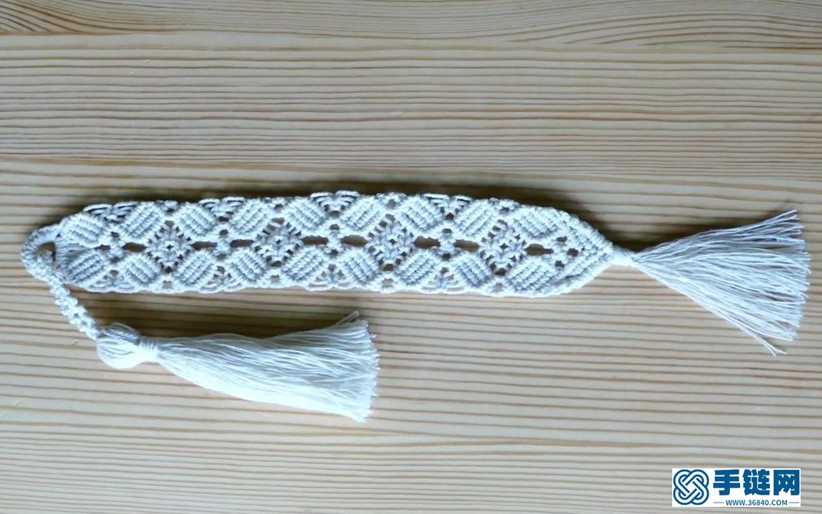  Macrame編織丁香花形唯美書簽