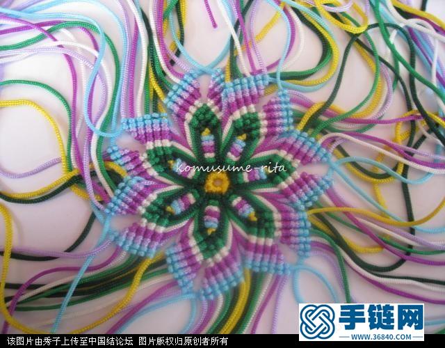 冰花和應(yīng)用小星星編繩教程-完整編法步驟