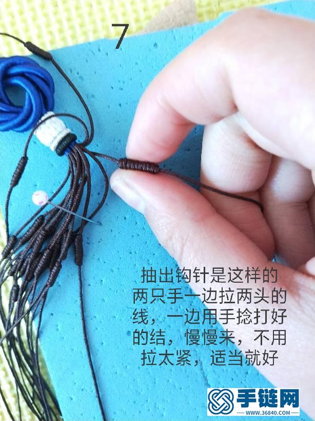 記錄一下打秘魯結的小竅門編繩教程-完整編法步驟