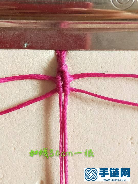 拉長石項鏈尾扣編繩教程-完整編法步驟