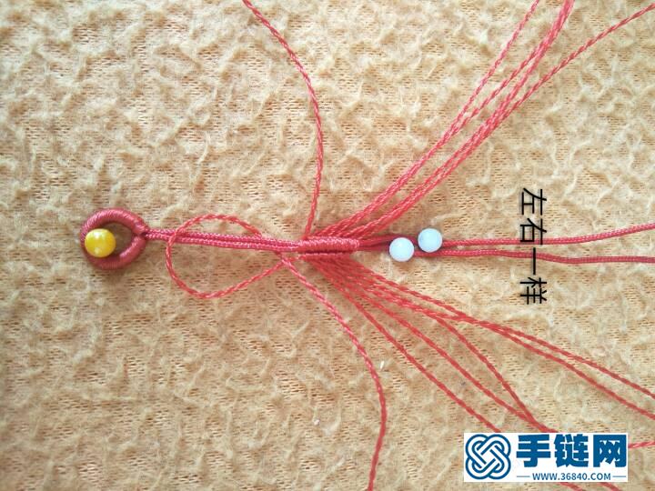 金葉子編繩教程-完整編法步驟