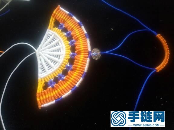 桃花扇的做法編繩教程-完整編法步驟