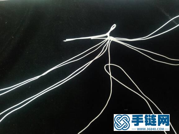 桃花扇的做法編繩教程-完整編法步驟