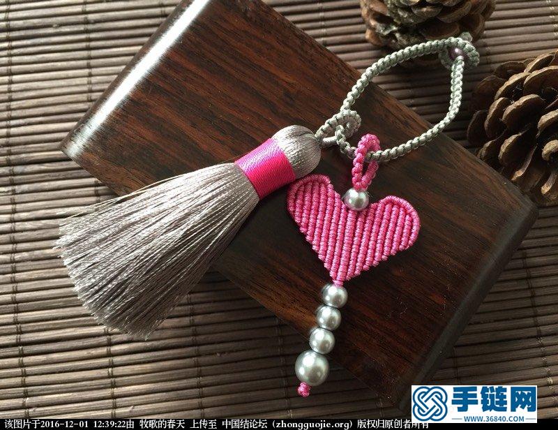 改良桃心小教程編繩教程-完整編法步驟