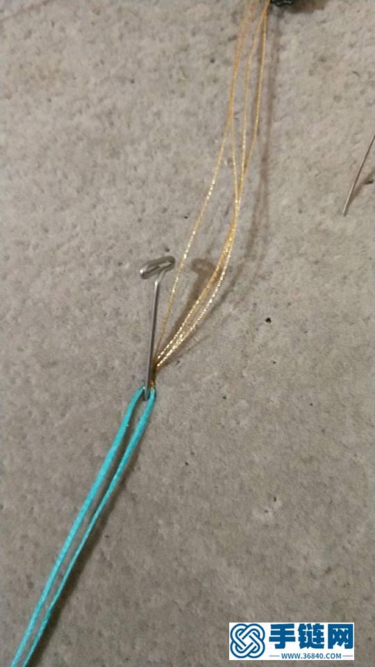 蓮花加金線勾邊編繩教程-完整編法步驟