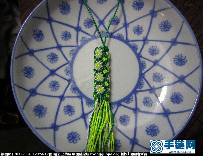 青花瓷柱編繩教程-完整編法步驟