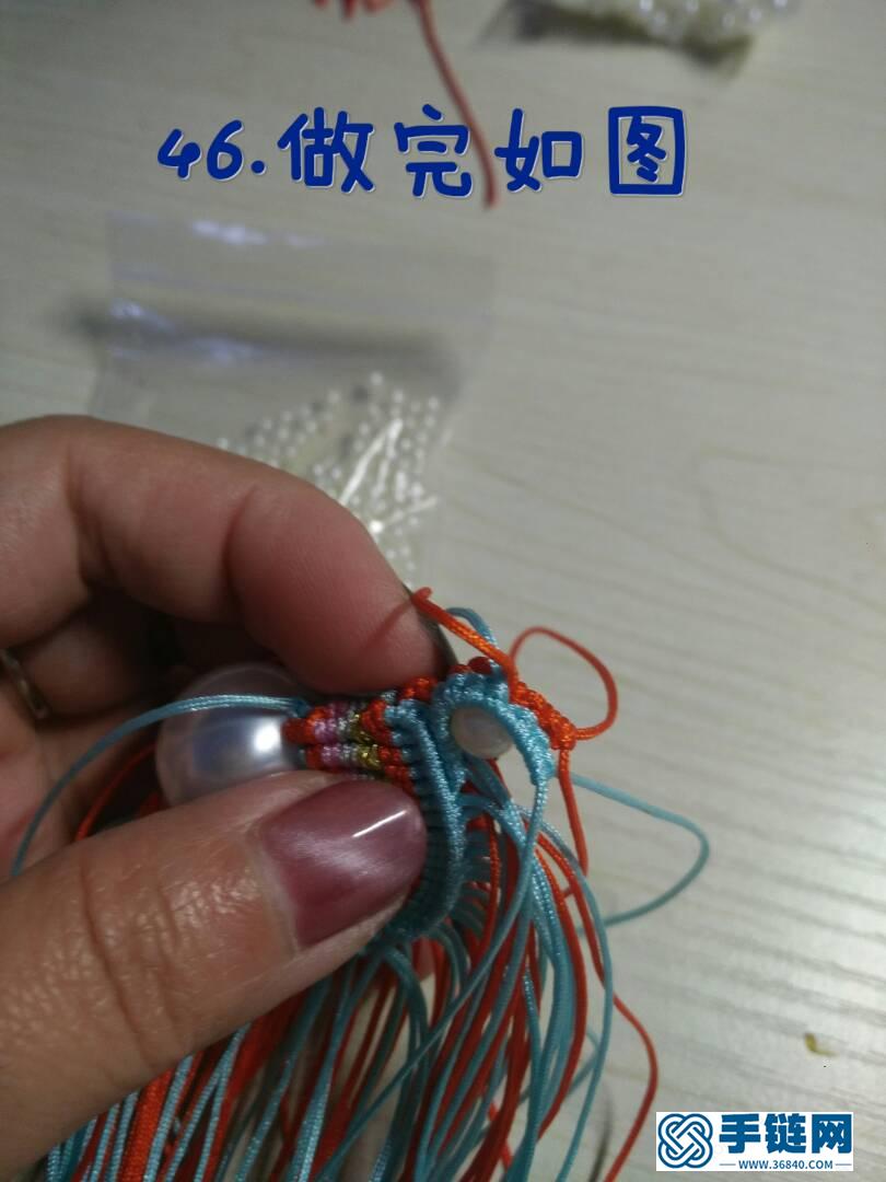 雙面鳳冠花嫁教程編繩教程-完整編法步驟