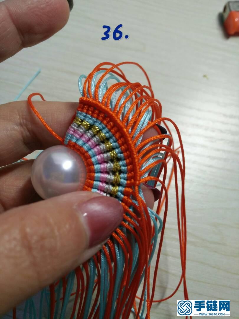 雙面鳳冠花嫁教程編繩教程-完整編法步驟