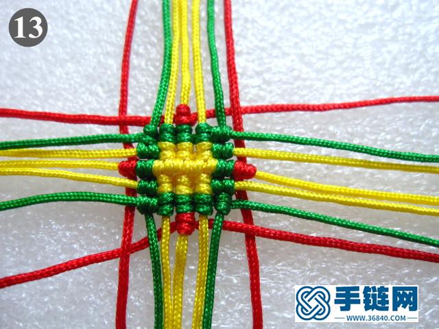 做了幾個小桃心心編繩教程-完整編法步驟