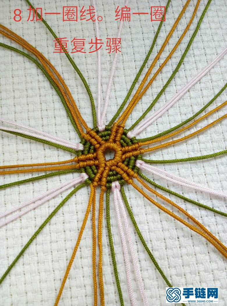 非洲菊～教程編繩教程-完整編法步驟