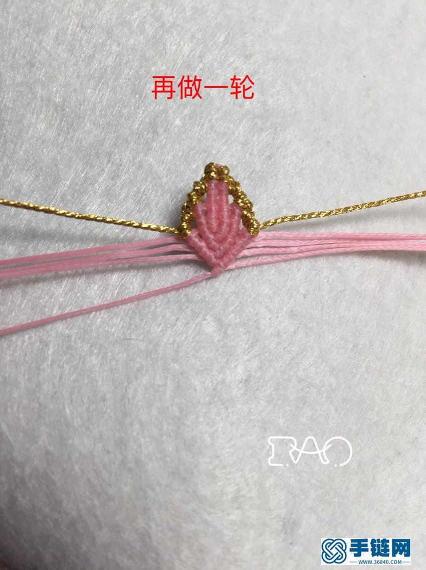 小花編繩教程-完整編法步驟