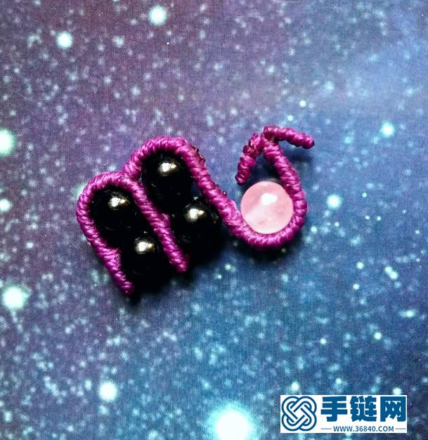 十二星座之天蝎座教程編繩教程-完整編法步驟