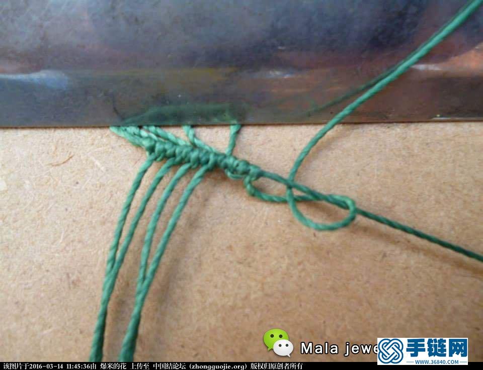 印第安結繩micro macrame包石頭小漩渦花紋教程編繩教程-完整編法步驟