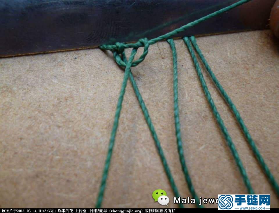 印第安結繩micro macrame包石頭小漩渦花紋教程編繩教程-完整編法步驟