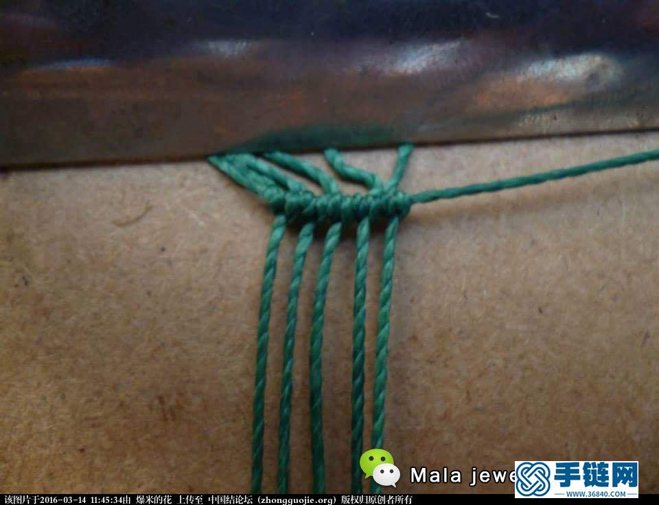 印第安結繩micro macrame包石頭小漩渦花紋教程編繩教程-完整編法步驟
